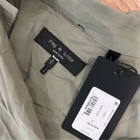 NWT Rag & Bone Avery Viscose Shirt Relaxed Fit Button Down - Picture 10 of 12